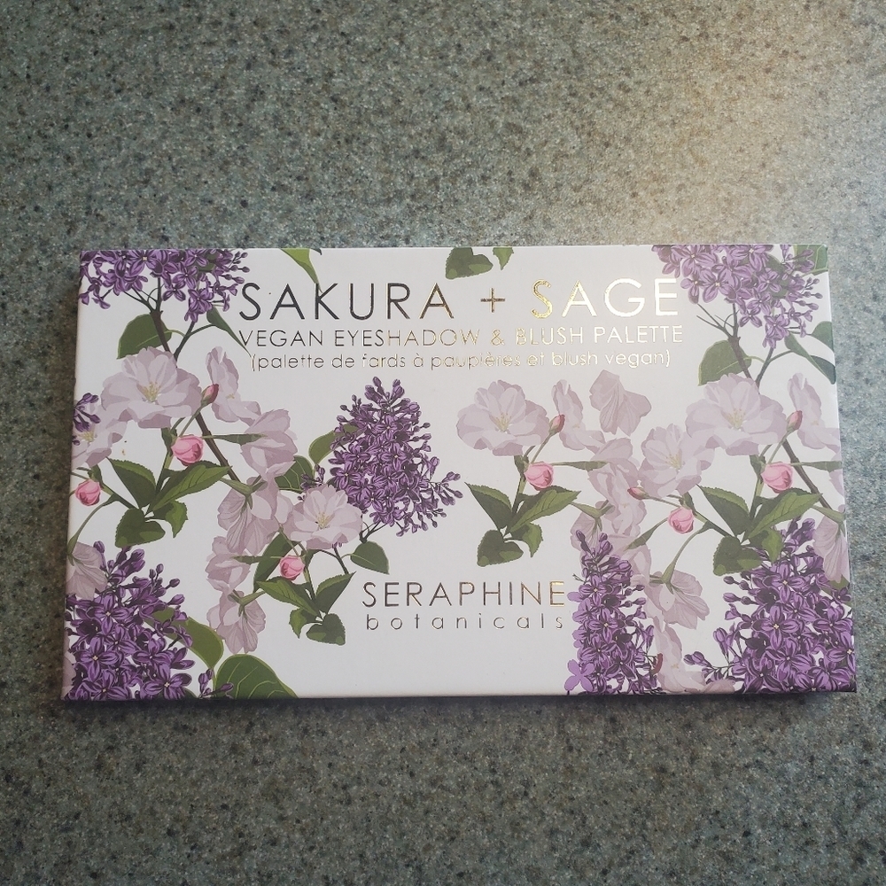 Sakura+sage Vegan Eyeshadow and Blush Pallet